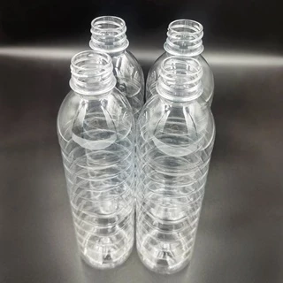 ขวดพลาสติกทรงกลม 600 ml. บรรจุ 95 ใบ