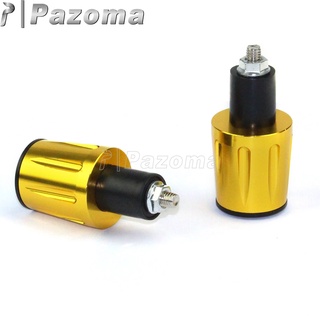 PA Universal 7/8 "Handlebar อลูมิเนียม Gold Grips Bar End Cap 22Mm 250cc EXC ZZR Dirt Bikes ATV Dual