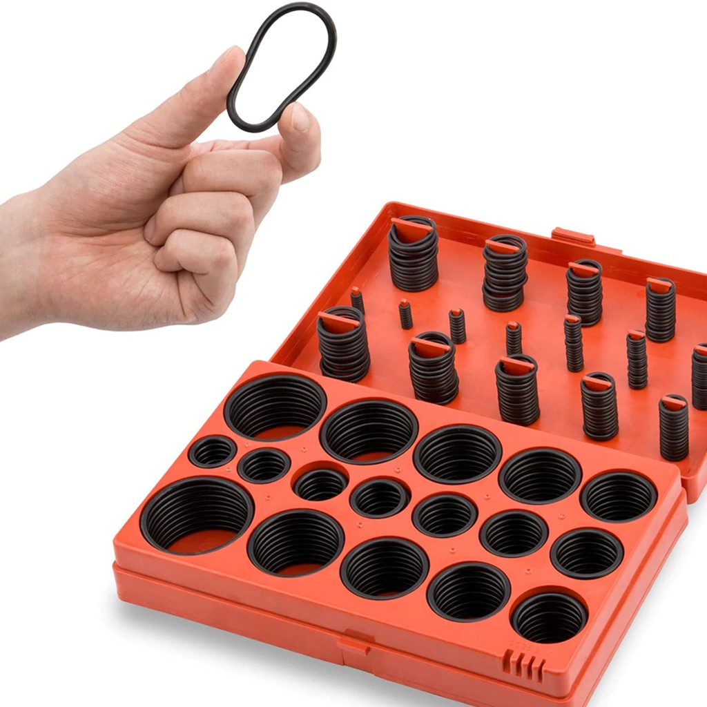 ชุดยางวงแหวน ซีลยาง ยางโอริง 225pcs 30ขนาด O-Ring Assortment Nitrile Rubber Tool Set รูปที่ 2