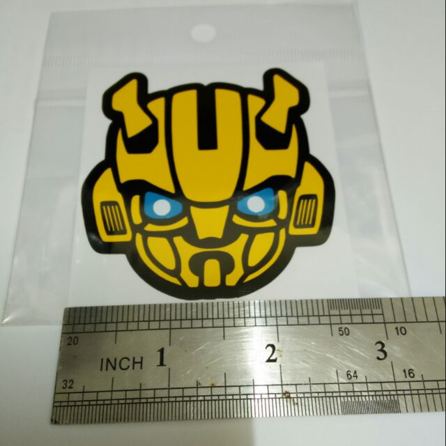 สติ๊กเกอร์การ์ตูน bumblebee ตัด Stiker kartun bumblebee