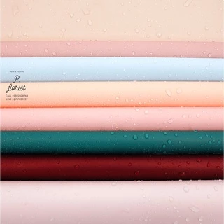 (แพ็ค 20 แผ่น) กระดาษฟลาวด์สีพื้น 58x58 ซม. PF-P001 กระดาษห่อดอกไม้ กันน้ำ100% แผ่นพลาสติกห่อดอกไม้ กระดาษห่อช่อดอกไม้
