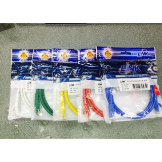 UTP Cable Cat6 1m.Link 1เส้น (มี5สีให้เลือก)