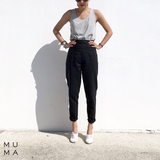 MUMA High Waist Peg Pants (LB04)