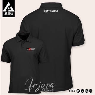 เสื้อโปโลคอปก ลายโลโก้ TOYOTA GAZOO RACING GR สําหรับรถยนต์