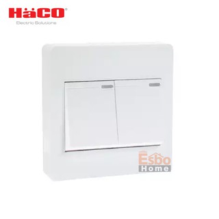 สวิตช์ 2ช่อง HACO M3N-S21 (ชนิดลอย)