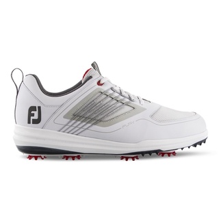 FootJoy Fury Golf Shoes รองเท้ากอล์ฟสำหรับผู้ชายแบรนด์แท้ สีขาวแดง