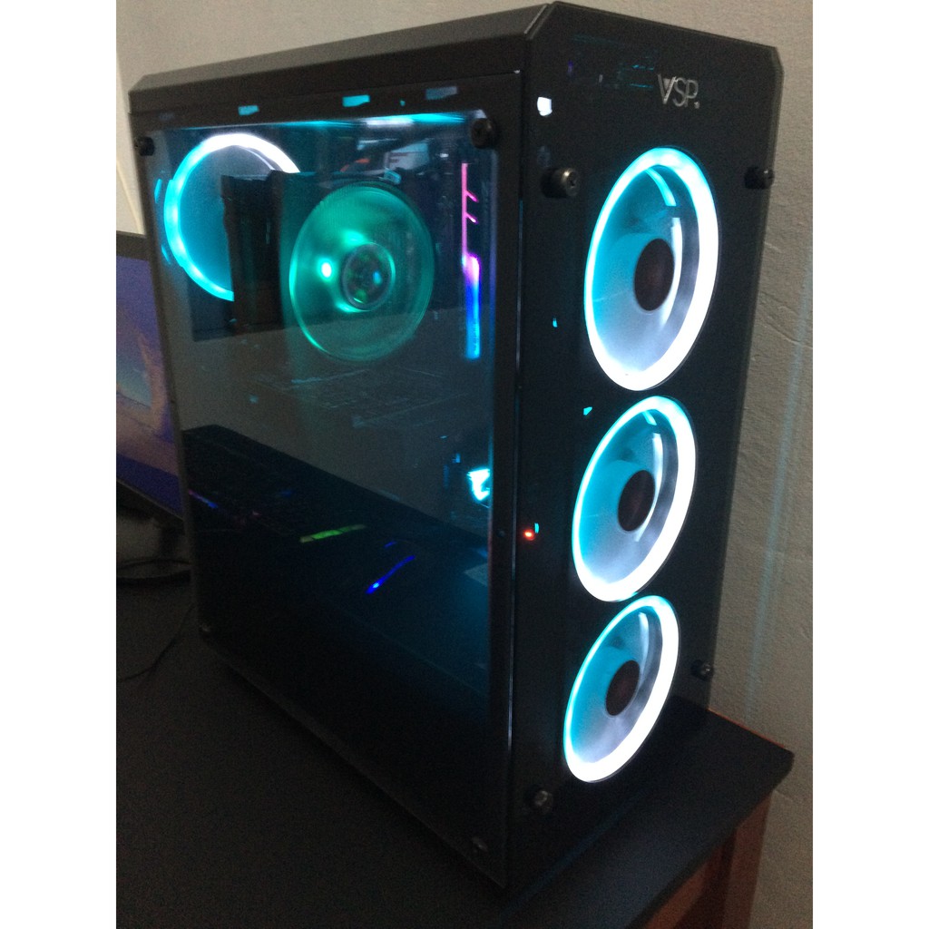 GIGABYTE AORUS B360 Gaming PC Case - i5 8400 - 8GB - GTX 1050 Ti