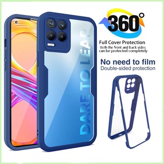 เคสโทรศัพท์มือถือ ซิลิโคนนิ่ม กันกระแทก ป้องกันเต็มจอ 360 องศา สําหรับ Realme 9 8 8i 7 Pro Plus C21Y C25Y C25 C25S