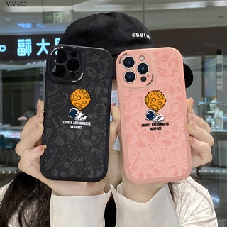 VIVO V23 V25 V25E V23E V11I V5 V5S V15 V9 S1 Pro Lite 5G เคสวีโว่ สำหรับ Case Cartoon Gloomy Space Astronaut เคส เคสโทรศัพท์ เคสมือถือ Cover Cases