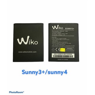 แบตWiko sunny3+/sunny2 +/Robby Jerry2/Tommy 3+/Tommy3plus/Robby2/sunny4/sunny4plus