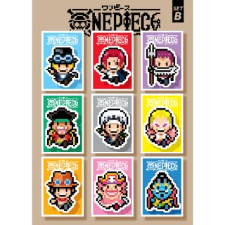 แม่เหล็กชุด. ONE PIECE PIXEL MAGNET วันพีช B