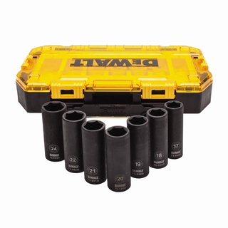 Dewalt ชุดลูกบ๊อกซ์ 7 ชิ้น (Deep Impact) รุ่น DWMT74737