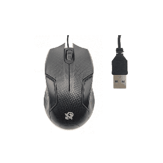 MOUSE USB Optical ทรงสวย จับถนัดมือ ใช้งานสบายไม่เหมื่อยมือ