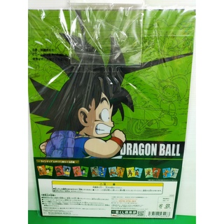 Dragonball  แฟ้มซองใส่เอกสาร A4 Bandai งานจับฉลาก ดราก้อนบอลมี2ซอง