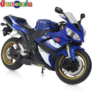 BKLโมเดล โมเดลรถ รถมอเตอร์ไซค์ บิ๊กไบค์ DIECASE MODEL CAR YAMAHA YZF-R1 1:10 62802W