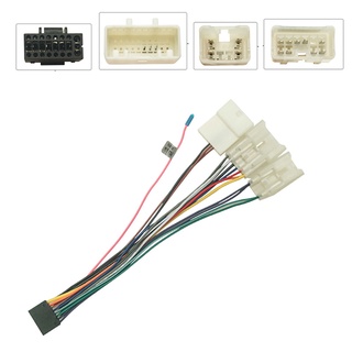 สายไฟอะแดปเตอร์เครื่องเสียงรถยนต์ 16 P สําหรับ Toyota Car Wiring Harness, 3 Terminals