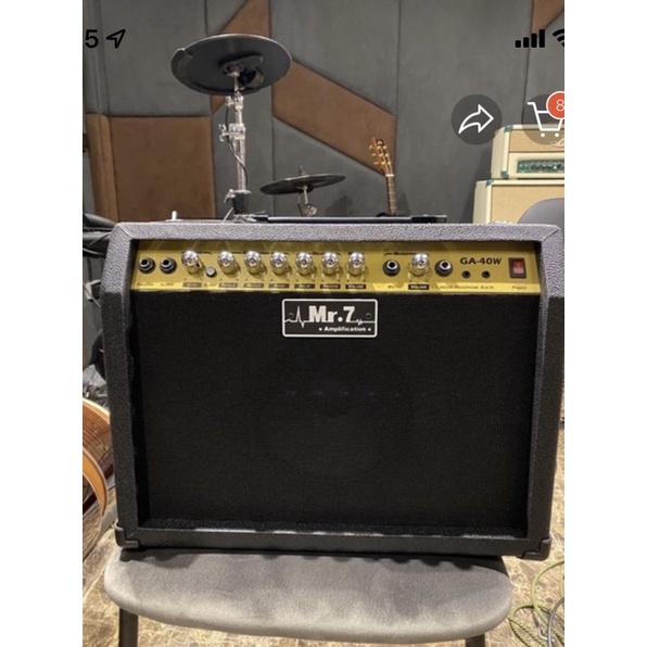 ตู้แอมป์กีต้าร์ mr7 GA40wขนาด 40วัต มี เอฟเฟค 3อย่างในตัว เสียงแตก ดีเลย์ รีเวิฟ โมสมิวสิค ของแท้ มื