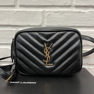 Used YSL Belt Bag black ghw