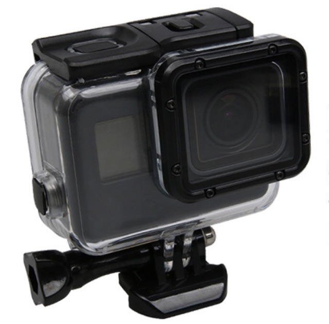 เคสกันน้ำ ไม่ต้องถอดครอบเลนส์ มีฝาทัช** โกโปร5 โกโปร 6 โกโปร7black Waterproof Case for Gopro 5 Gopro 6 GOPRO 7black ราคา ถูกที่สุด ดีลบีเคเค แกลเลอรีภาพที่ 4