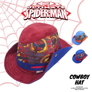 หมวกคาวบอย Spider-man character  COWBOY HAT KIDS SIZE 50, 52 CM. (No. SS-326)