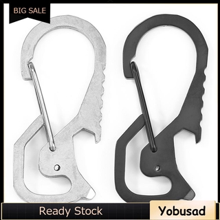 Ys. Outdoor Multifunction Keychain Waist Hanging Carabiner Camping Screwdriver