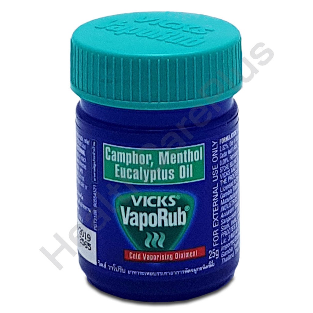 Vicks Vaporub วิคส์ วาเปอรับ 5 กรัม / 10 กรัม / 25 กรัม
