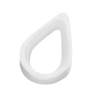 ห่วงร้อยเชือก Thimbles, Nylon PA, Ø3-10 mm., White [Nuova Rade]