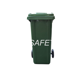 ถังขยะ ถังขยะกทม 120ลิตร มีล้อ HDPE ฝาเปิด ถังพลาสติก สีเขียว เหลือง น้ำเงิน แดง คุณภาพดี ทนทาน สวยงาม