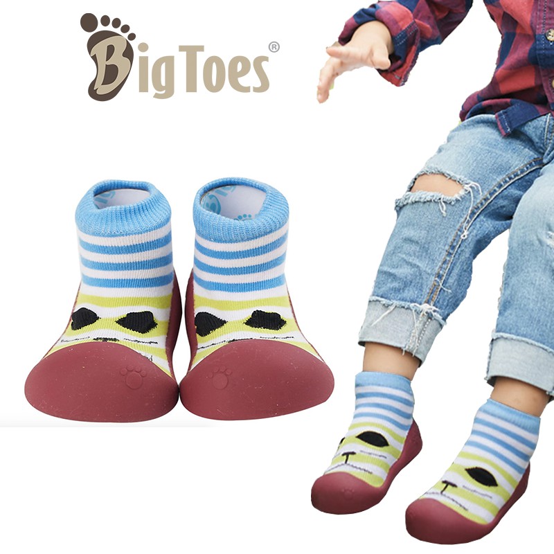 Bigtoes - รองเท้าหัดเดิน ลาย Whale รองเท้าเด็ก 6-24 เดือน