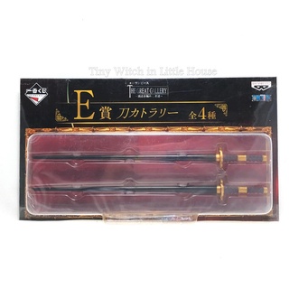 One Piece ตะเกียบดาบโซโล (ด้ามม่วงทอง) จาก วันพีช Chopsticks งาน Banpresto แท้จากญี่ปุ่น