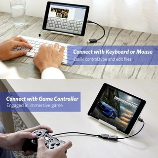 [จัดส่งภายใน 3 วัน] UGREEN สายเคเบิลอะแดปเตอร์ Micro USB 2.0 OTG ทรงกลม