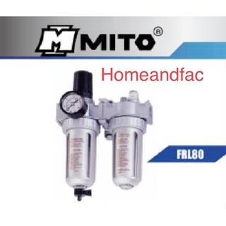 MITO ชุดกรองลมคู่ ขนาด 1/2" NO.FRL804 กรองลม