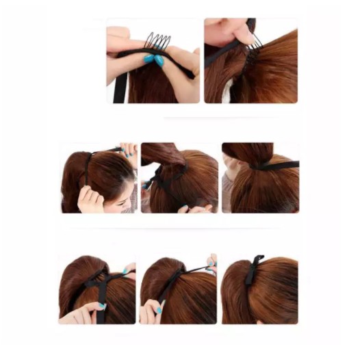 วิกผม หางม้าผูก hairpiece  หางม้าผูกสีสี สินค้าส่งในไทย - รูปที่ 2