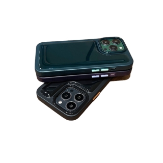 เคสโทรศัพท์มือถือ TPU แบบนิ่ม ป้องกันกระแทก สีม่วง สําหรับ IPhone 14 13 12 11 Pro Max X Xs XR