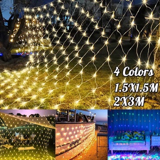 ⭐️พร้อมส่ง⭐️ สายไฟ LED ไฟตกแต่ง ไฟคริสต์มาส ประดับเทศกาล ไฟกระพริบ ไฟปู ปรับได้8โหมด 4