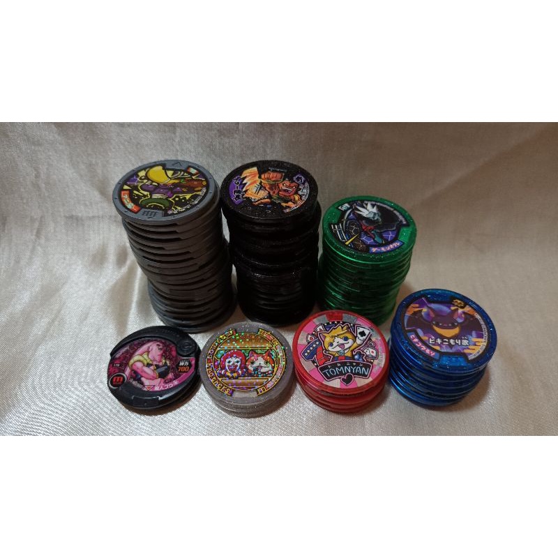 เหรียญโยไควอชYOKAI WATCHทั้งหมด65ชิ้น