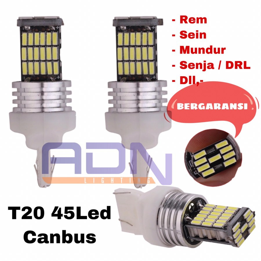 Led T20 7443 45 Points SUPERBRIGHT by ADN PCS