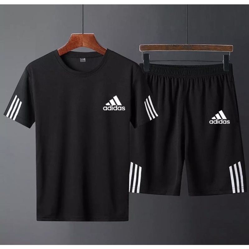 ชุดกีฬา Adidas เสื้อฟุตบอล สูทสองชิ้น สูท (กางเกงขาสั้น + แขนสั้น) ชุดเกมสำหรับทีม, ฟิตเนส /วิ่ง /เทรนน