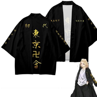 ใหม่ Tokyo Revengers เสื้อยืด Hanagaki Takemichi Ken Ryuguji Haori อะนิเมะเสื้อยืดโพลีเอสเตอร์ฤดูร้อนแขนสั้น Tees tops