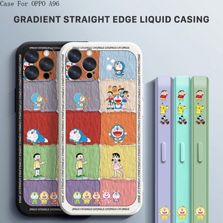 OPPO A96 A78 A77 A77S A76 A57 A36 4G 5G 2022 ออปโป้ สำหรับ Case Doraemon เคส เคสโทรศัพท์ เคสมือถือ