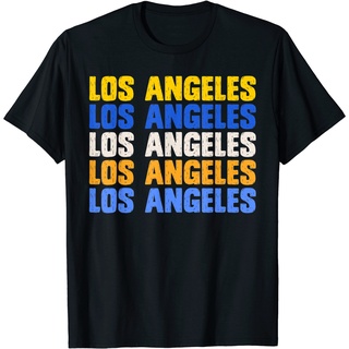 [COD]เสื้อยืดแขนสั้น พิมพ์ลาย Los Angeles สไตล์วินเทจ 2022 ส่งเร็วS-5XL