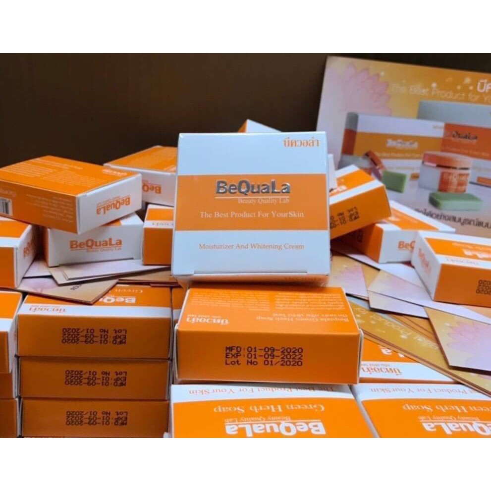 ครีม บีคลอล่า มอยซ์เจอร์ไวท์เทอร์ ครีม BeQuaLa ชุดทดลอง(รุ่นใหม่)