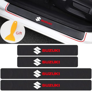 SUZUKI COD✅ 4 ชิ้น / เซ็ตสติกเกอร์ป้องกันขอบประตูรถสำหรับซูซูกิ