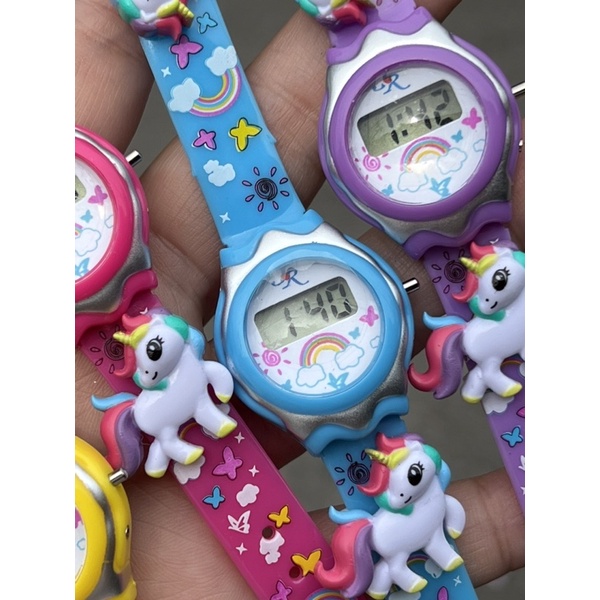 นาฬิกาเด็ก ตุ๊กตายูนิคอร์น สำหรับคุณหนูน่ารักมาก นาฬิกาเด็กผู้หญิง - รูปที่ 5