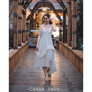 #chabalacymaxidress 🌺 #dress #dressboho #vintagedress #เดรส #ชุดวินเทจ #โบฮีเมี่ยน