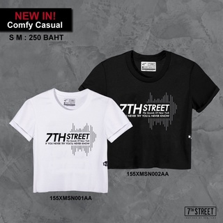 7thStreet​ เสื้อผู้หญิง ลายCrop the sound of new  รุ่น 155XMSN ของแท้100%  พร้อมส่ง​