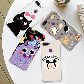 เคสโทรศัพท์ การ์ตูนน่ารัก อ่อนนุ่ม เคส OPPO F9 F9 Pro