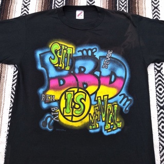 tshirtเสื้อยืดคอกลมฤดูร้อนเสื้อยืด พิมพ์ลาย Bell Biv Devoe Bbd 1990 Sh T Is Mental สไตล์ฮิปฮอป สีสันสดใสSto4XL