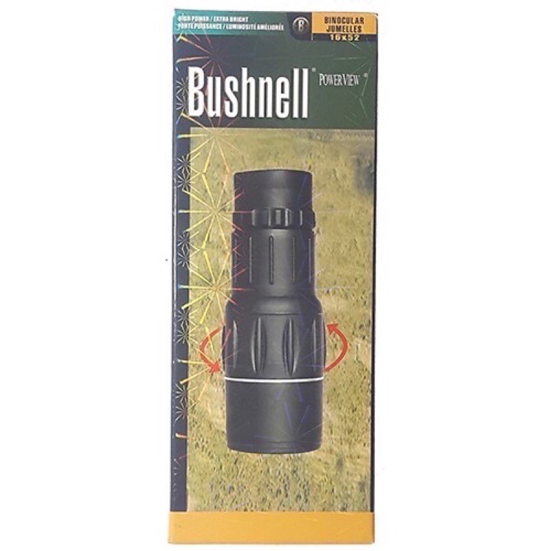 BUSHNELL กล้องส่องทางไกล กล้องส่องนก 16x52 Bushnell  ซูมภาพ 16 เท่า กล้องส่องทางไกลตาเดียว คมชัด ปรับค่าสายตาได้