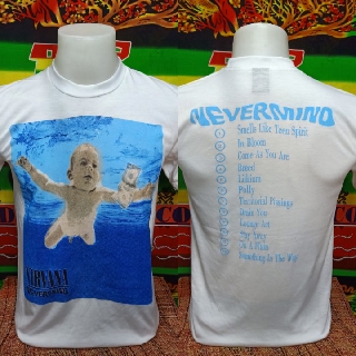 เสื้อวง NIRVANA วงร็อคในตำนาน คอฟิต ป้ายUS เสื้อผ้าผู้ชาย เสื้อร็อค เสื้อทัวร์ วงดนตรีร็อคต่างประเทศสามารถปรับแต่งได้